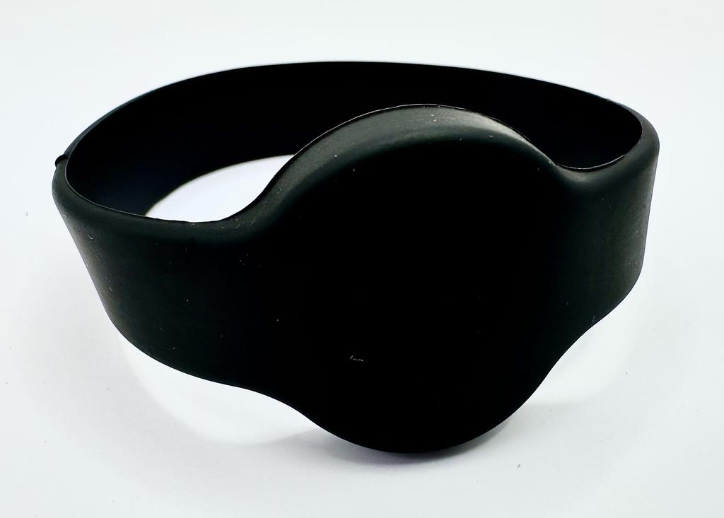 Watch style smart wristband front right view