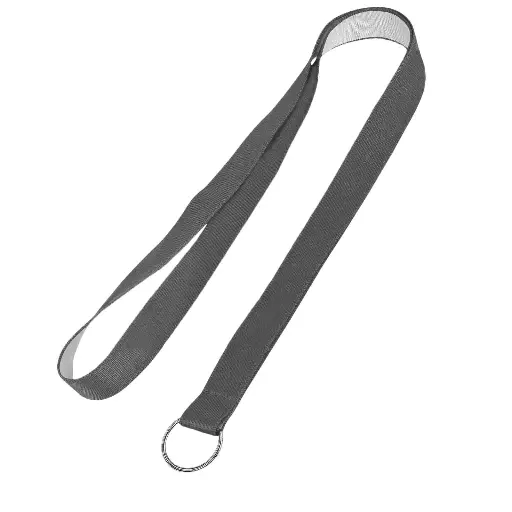 Blank woven lanyard with inlay alternate view