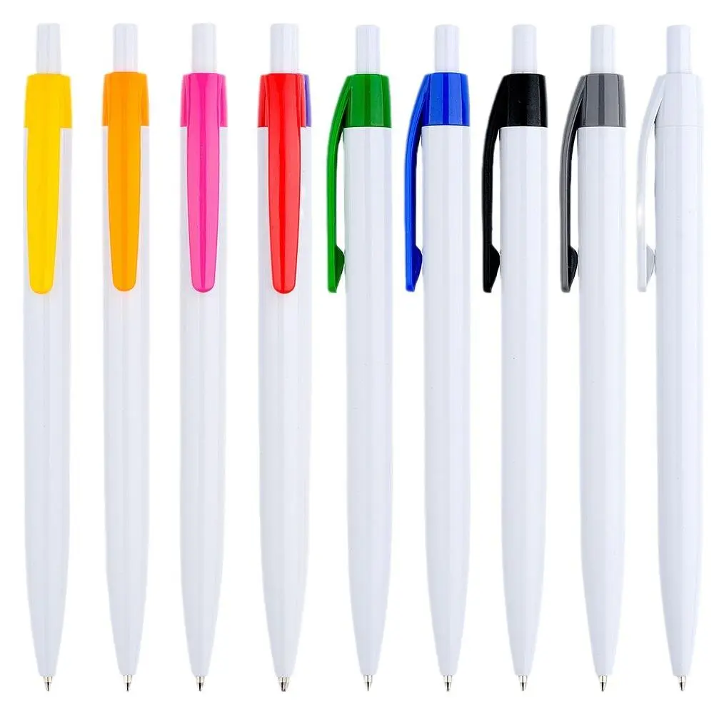 Blank plastic ballpoint pen_white_multicolor_2.webp
