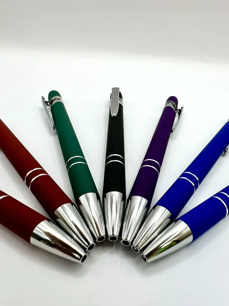 Blank soft touch ballpoint pen_multicolor_2.webp