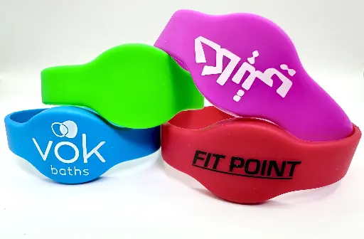 Blank NFC waterproof silicone wristband alternate view