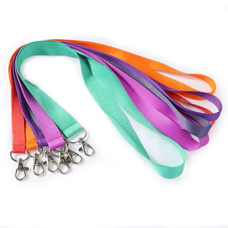 Blank woven lanyard multicolor
