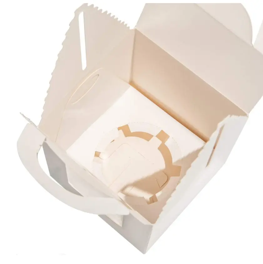 Cake box : muffin box with handle - S open.webp
