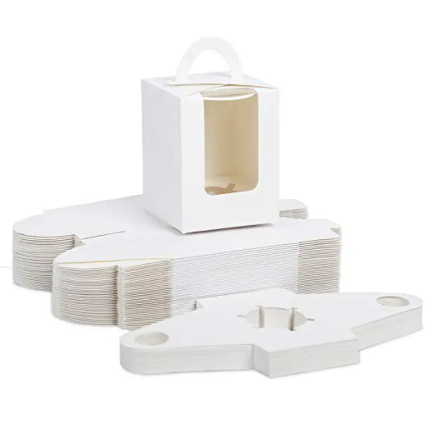 Cake box : muffin box with handle - S folded.webp