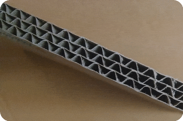 7 ply (layer) cardboard box alternate view