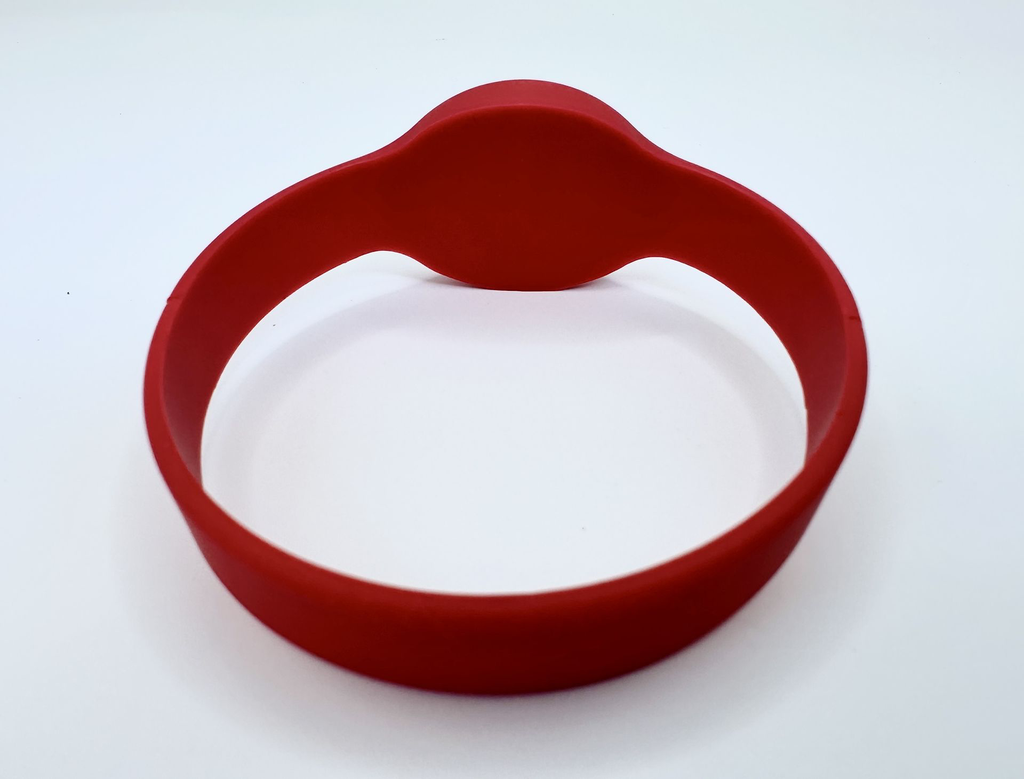 Watch style smart wristband back view