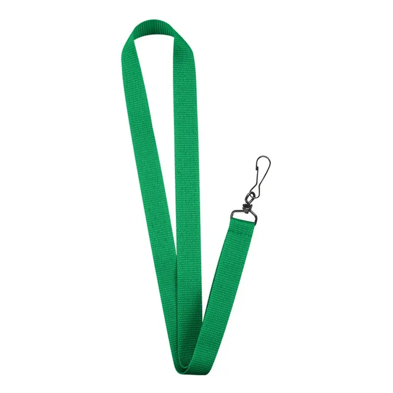 Blank woven lanyard green