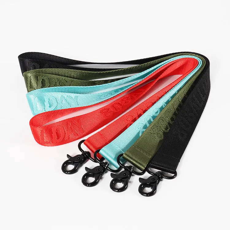 Colourful heavy-duty lanyard collection