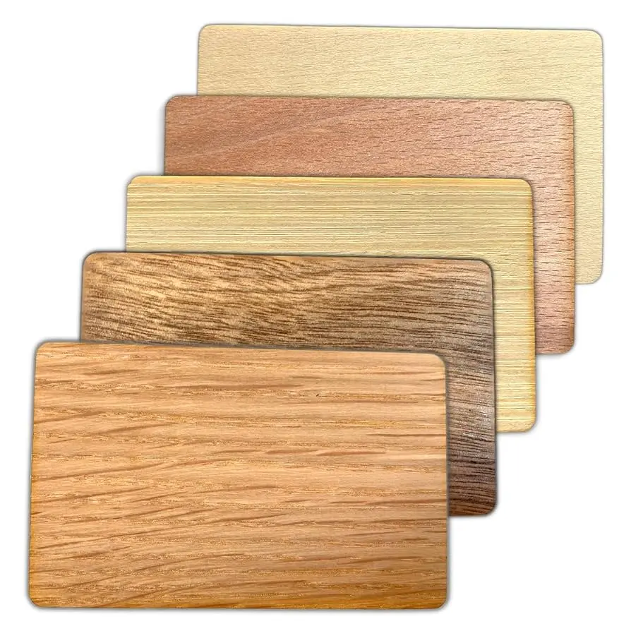 Blank wooden smart card