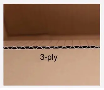 3 ply (layer) cardboard box (XS (extra small) - 15x8x10 cm)