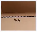3 ply (layer) cardboard box