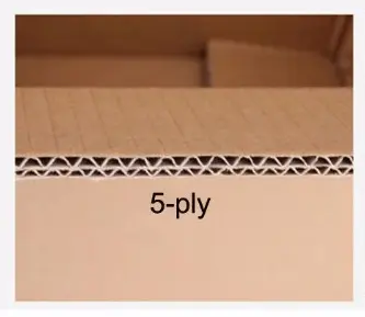 5 ply (layer) cardboard box (M (medium) - 35x19x23 cm)