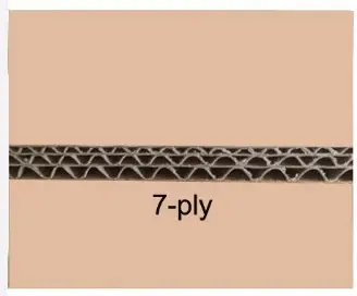 7 ply (layer) cardboard box