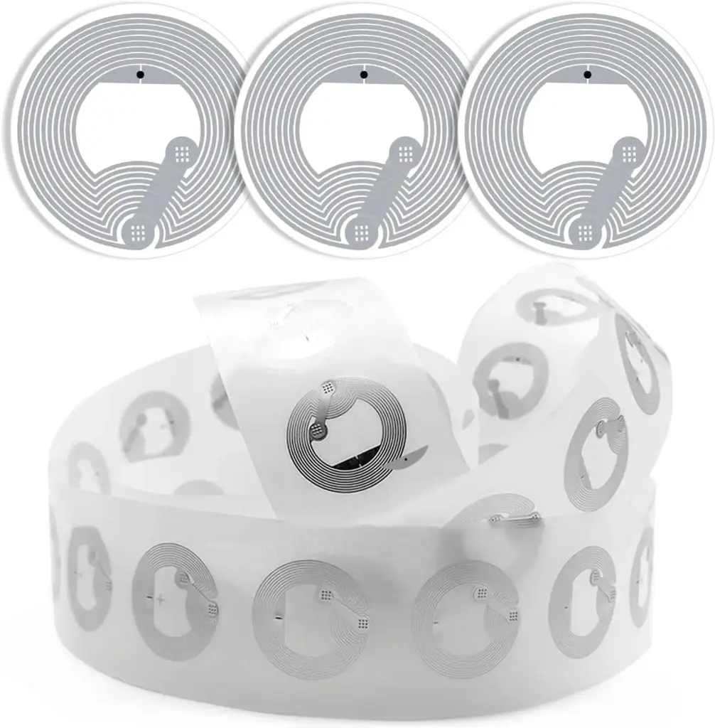 Round plastic NFC sticker (ntag213, NFC sticker - 15 mm, -)