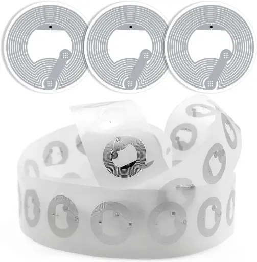 Round plastic NFC sticker