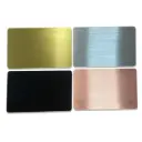 Blank metal smart card