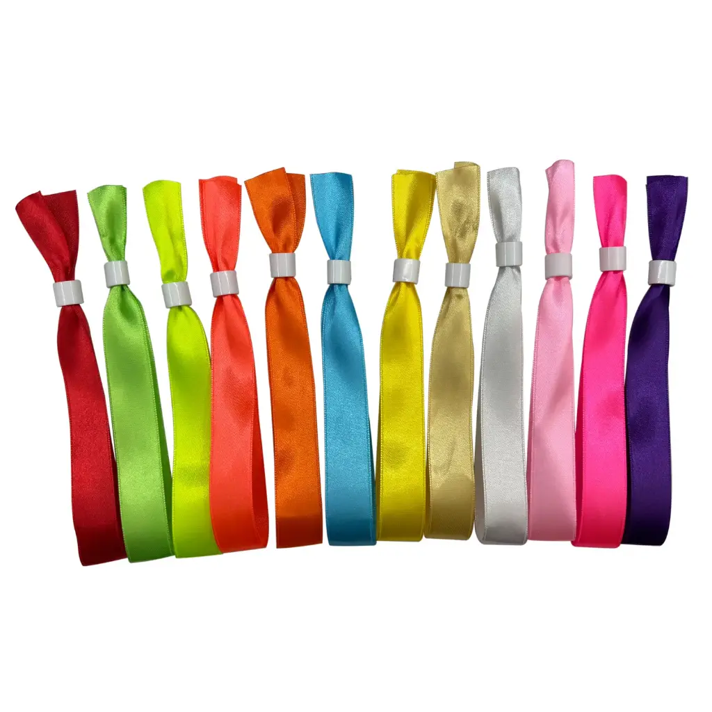 Blank satin wristband