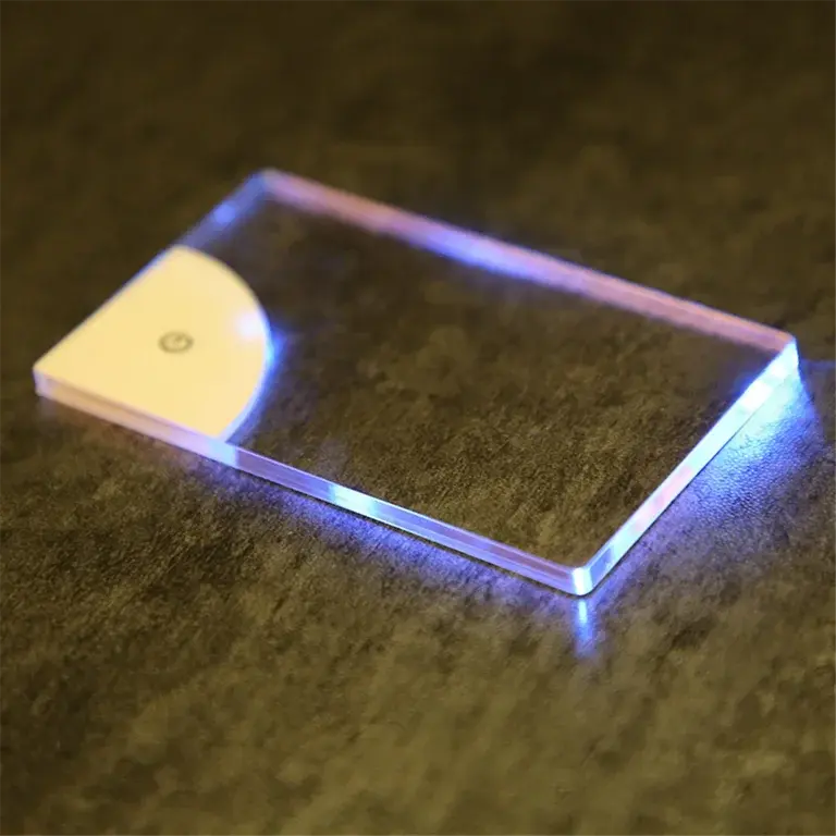 Blank LED business card