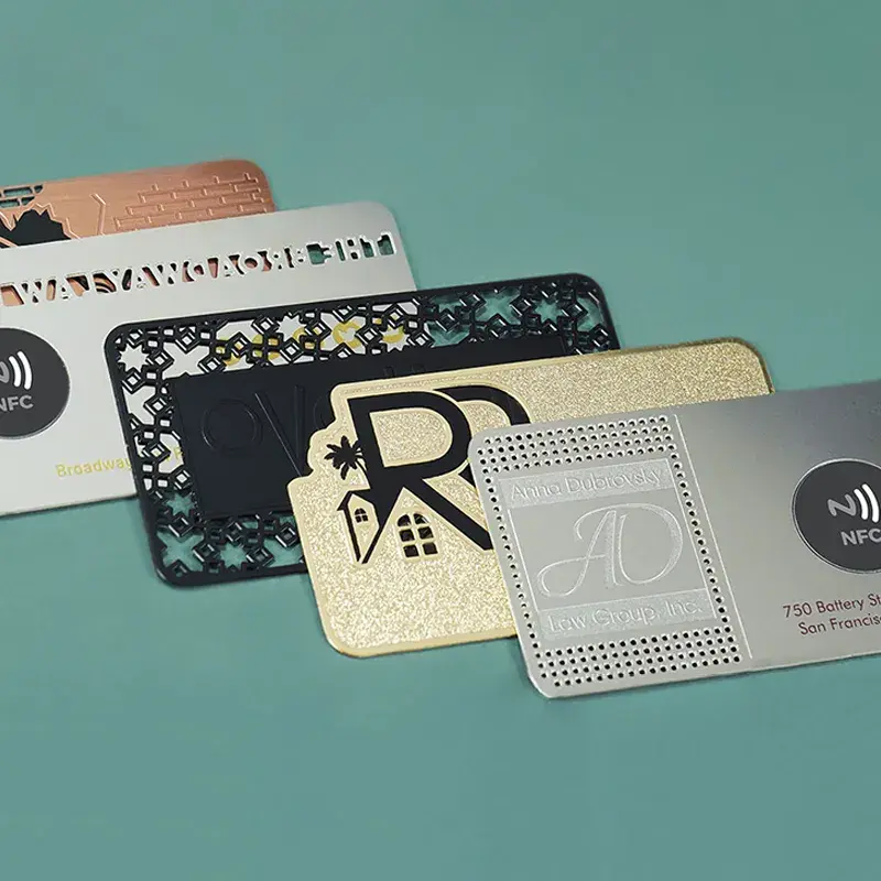 Blank smart business card (NFC, PVC, white)