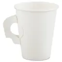Coffee cup with folding handle