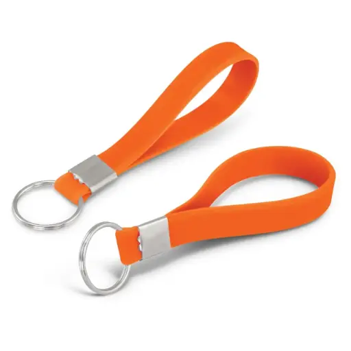 Blank silicone keychain