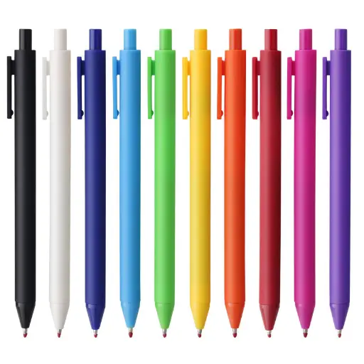 Blank plastic ballpoint pen