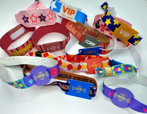 Blank smart fabric wristband